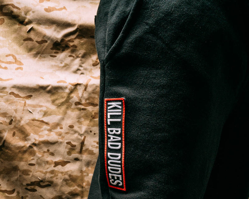 Kill Bad Dudes Patch Sweats