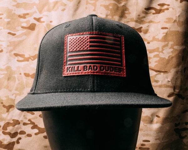 KBD American Flag leather patch Hat