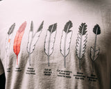 War Feather Tee - Sand